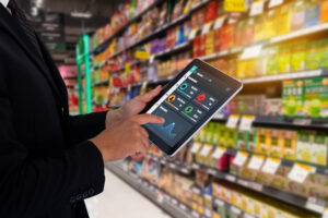 iot-smart-retail-in-the-futuristic-concept-the-retailer-hold-th